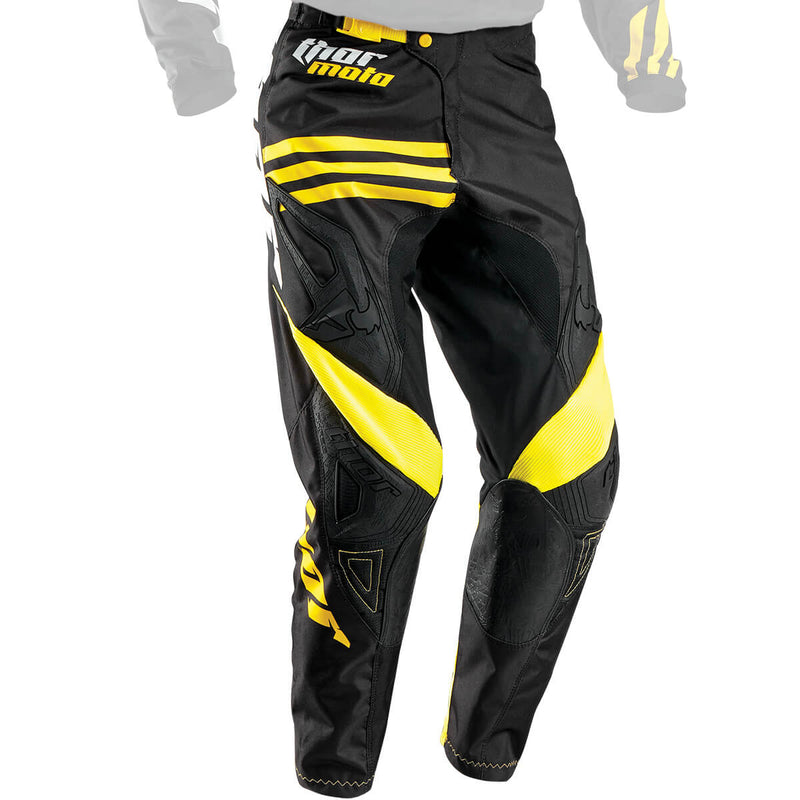 Phase Strands Black Yellow Pant