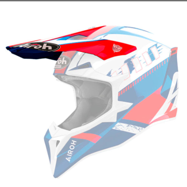 Casquette Wraaap Feel blue/red gloss