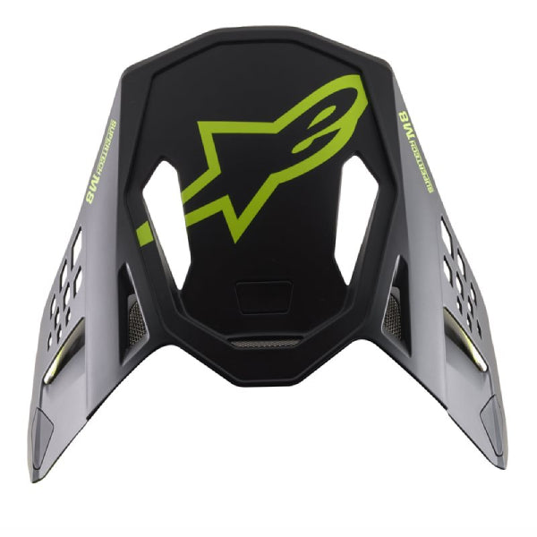 Casquette S-M8 Echo Black yellow fluo matt