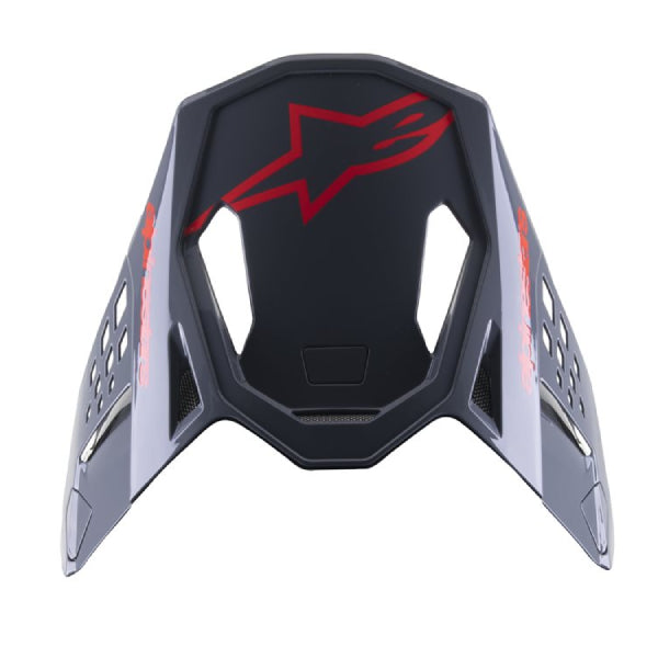 Casquette S-M8 Radium 2 Black neon red glossy