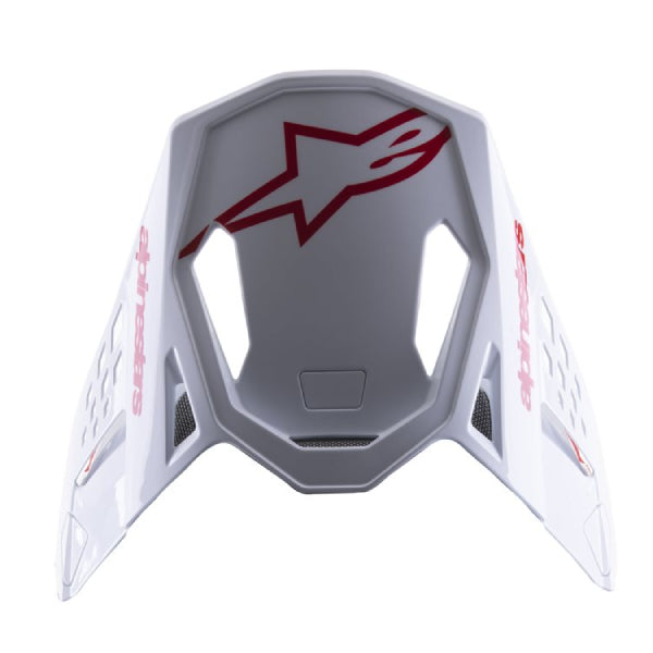 Casquette S-M8 Radium 2 Bright red white glossy