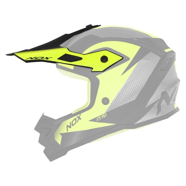 Casquette Fusion noir mat jaune N761