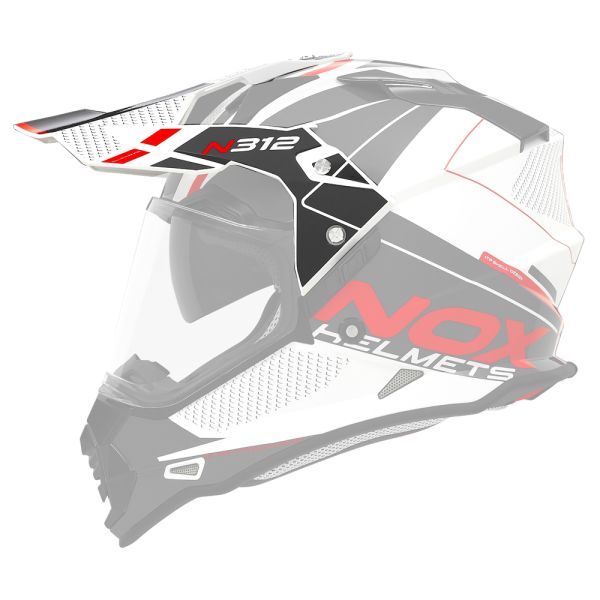 Casquette N312 Drone blanc rouge