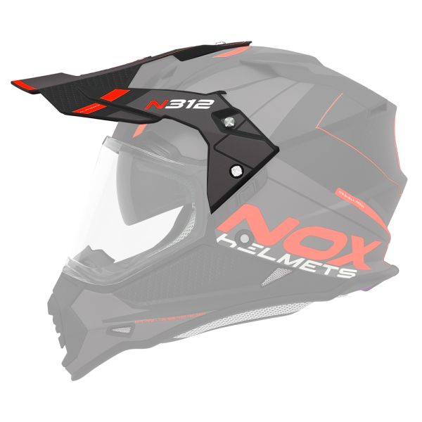 Casquette N312 Drone noir mat rouge