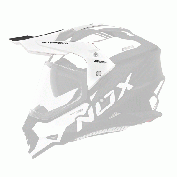 Casquette N312 Impulse noir mat blanc