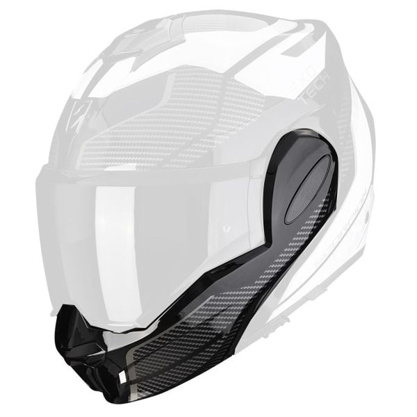 Mentonniere Exo Tech Evo Animo Black White