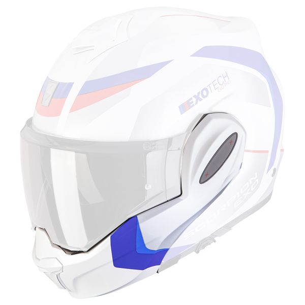 Mentonniere Exo Tech Evo Pro Acuti White Blue Red
