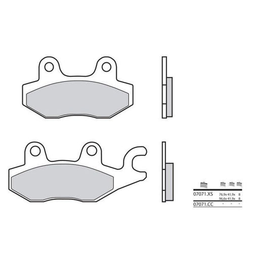 Brembo 07071XS carbone céramique organique