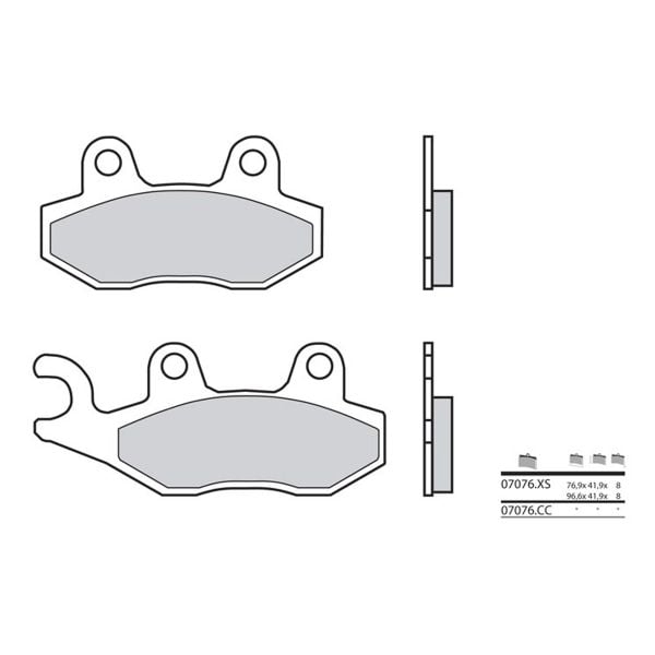 Brembo 07076CC carbone céramique