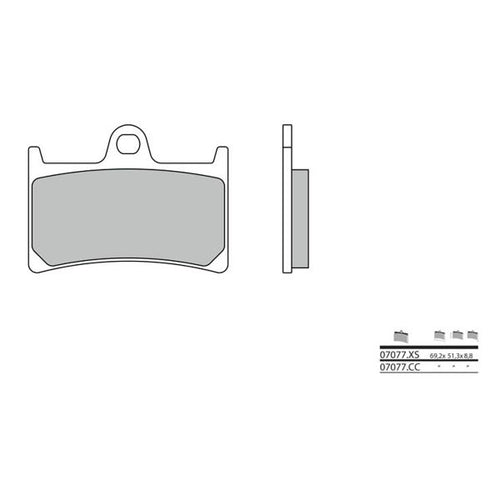 Brembo 07077CC carbone céramique