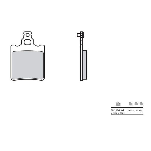 Brembo 0708424 organique