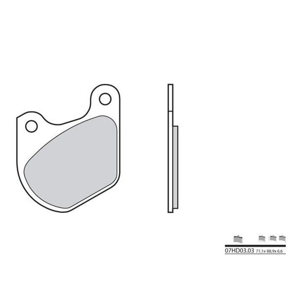 Brembo 07HD0303 organique