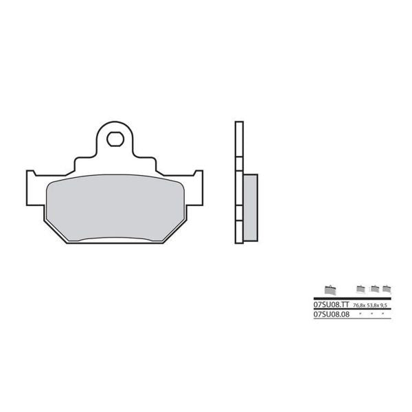 Brembo 07SU0808 organique