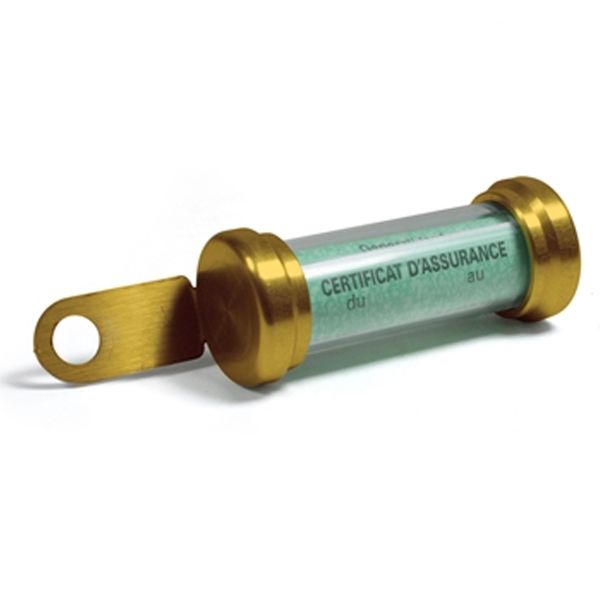 Porte Vignette Tube Gold