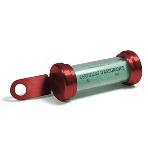 Porte Vignette Tube Red