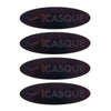 Bandes Réflechissantes iCasque Noires