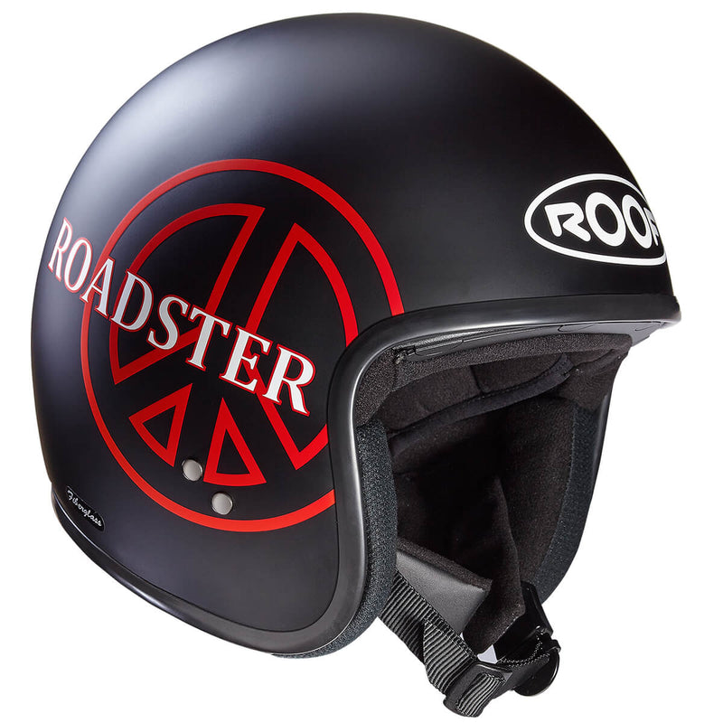 Roadster Peace Noir Rouge Mat
