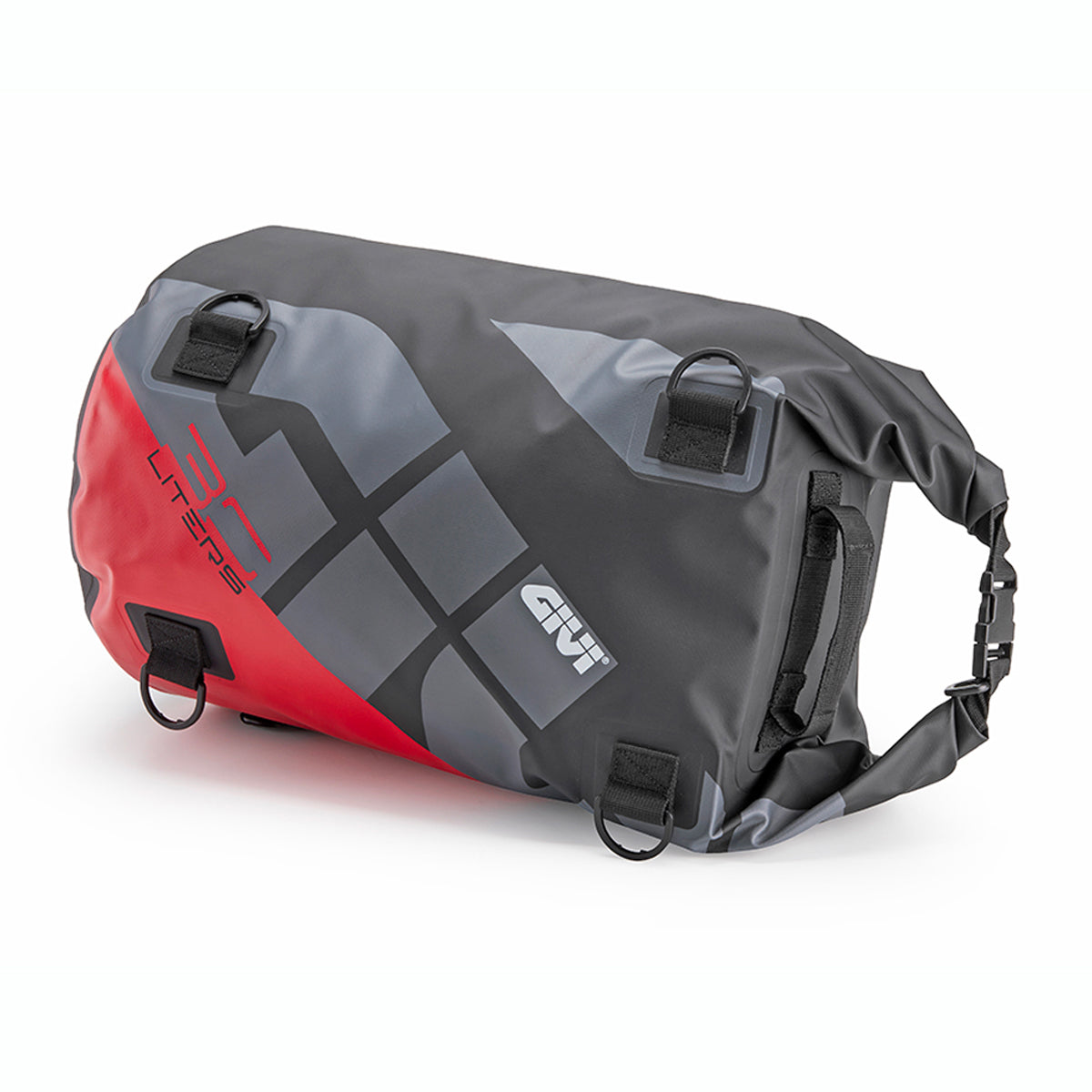Sacoche de Selle EA114GRB Waterproof 30L Grey Red