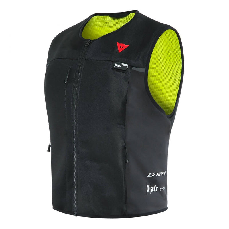 Smart Jacket Airbag Lady Black Fluo Yellow