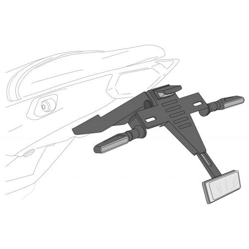 Support de plaque Puig Suzuki V-Strom 650 (12-16)