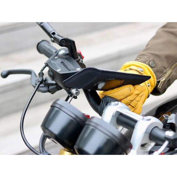 Support smartphone guidon moto + pochette