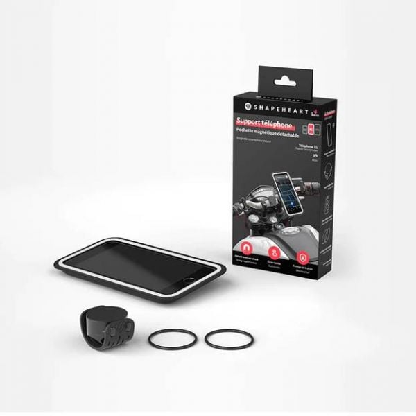 Support smartphone guidon moto + pochette