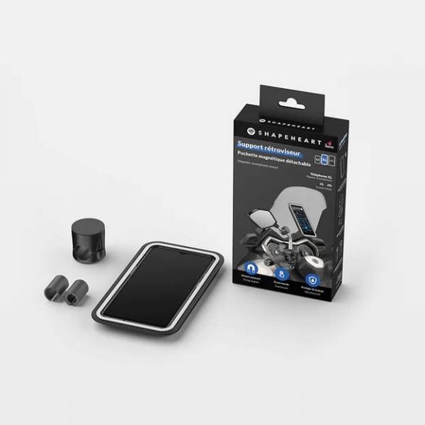 Support smartphone retroviseur pro + pochette