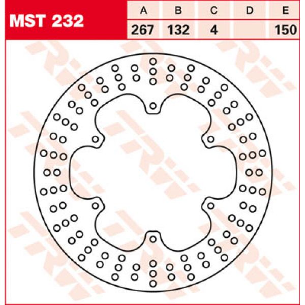 TRW Fixe Rond MST232
