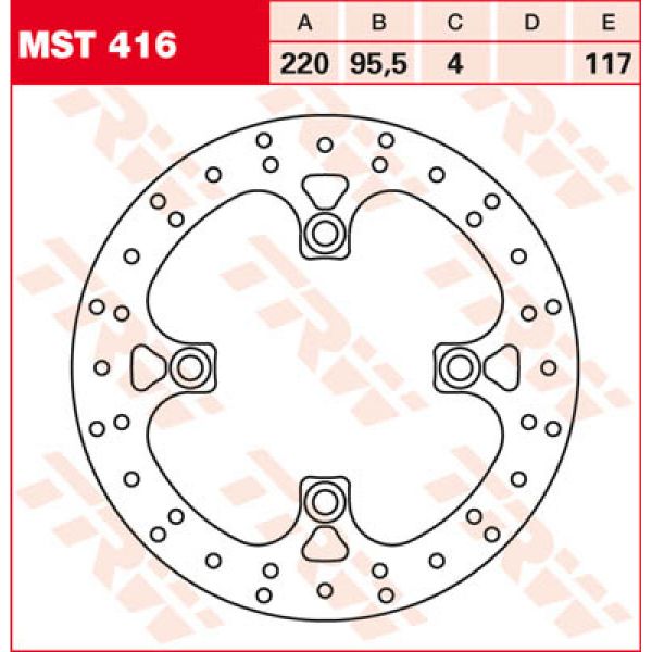 TRW Fixe Rond MST416
