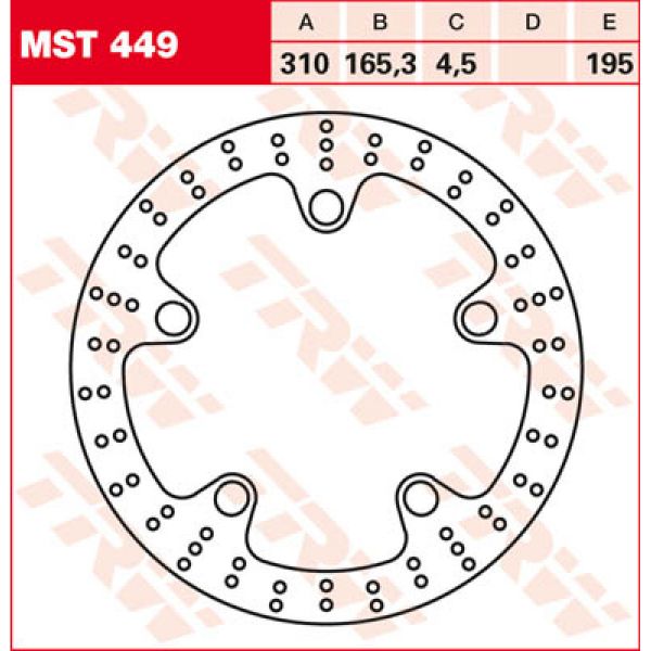 TRW Fixe Rond MST449