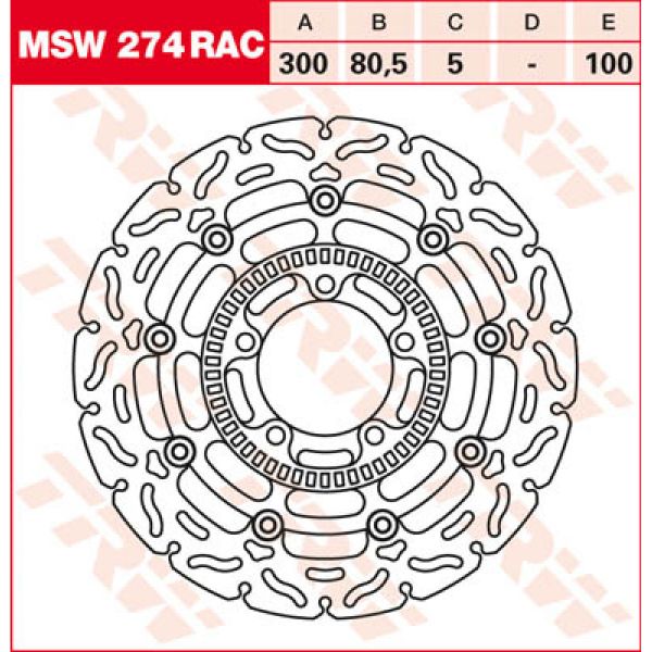 TRW Flottant Race MSW274RAC