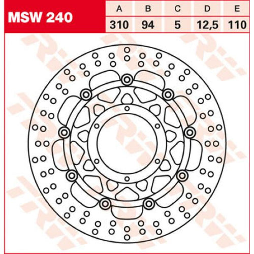 TRW Flottant Rond MSW240