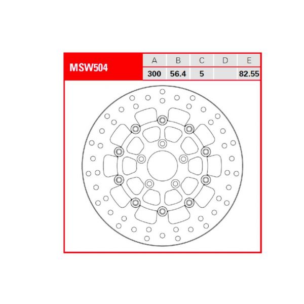 TRW Flottant Rond MSW504