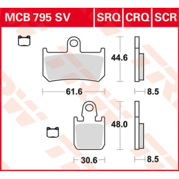TRW Hyper Carbon MCB795CRQ