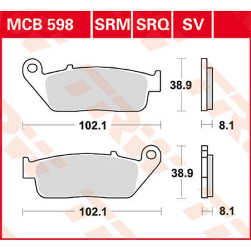 TRW Metal Scooter MCB598SRM