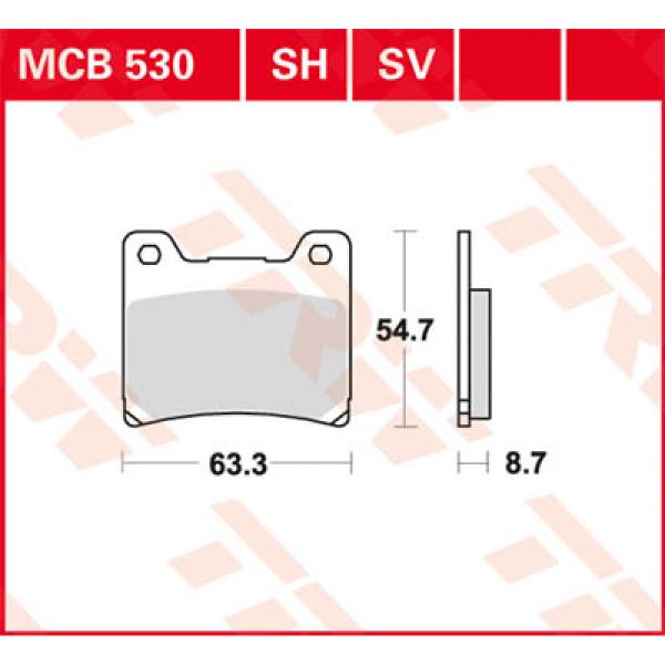 TRW Metal Street MCB530SH