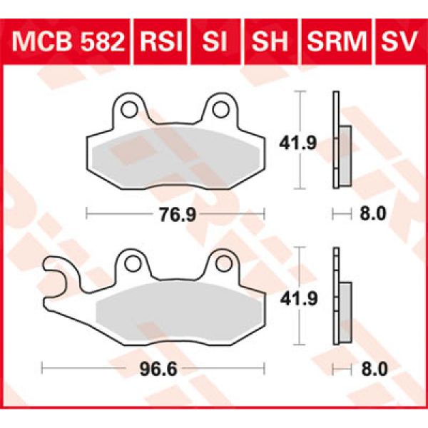TRW Metal Street MCB582SH