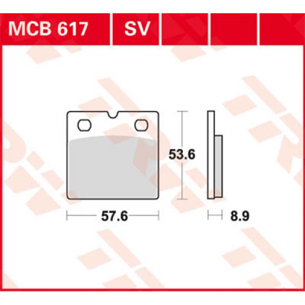 TRW Organique MCB617