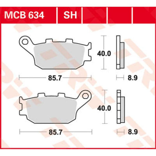 TRW Organique MCB634