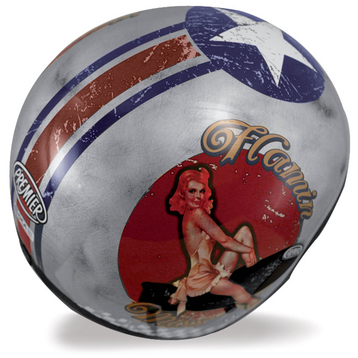 Vintage Pinup Old Style Silver