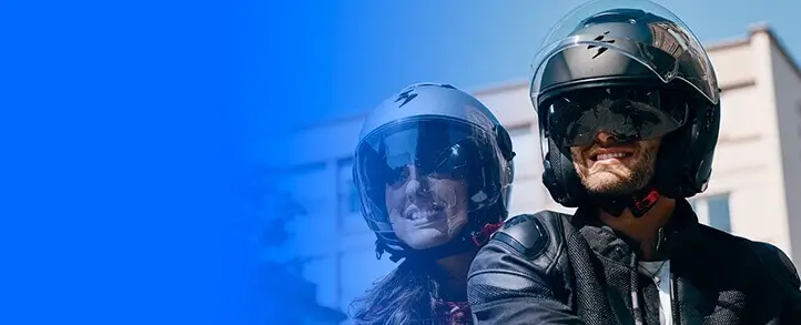 Gants moto chauffants femme Ixon IT-YUGA LADY noir bleu Vente en