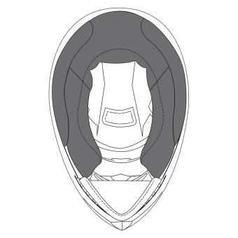 Interieur casque AGV Paire de joues K3 Interieur casque AGV Paire de joues K3