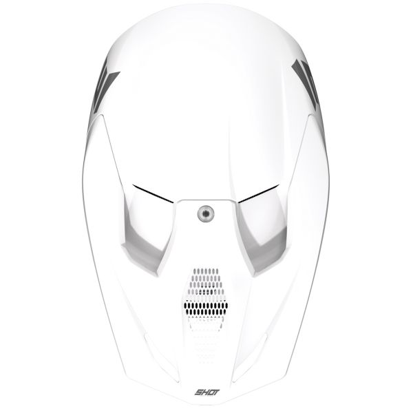 Casque cross Shot Furious Chase rouge/blanc brillant