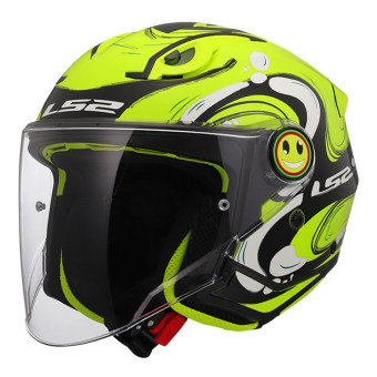 Casque Enfant LS2 Funny II Glup H-Vis Yellow OF622