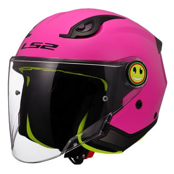 Casque Enfant LS2 Funny II Solid Pink OF622