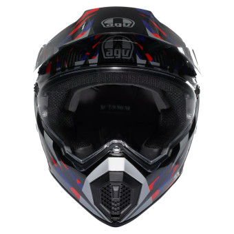 AGV AX9 Steppa Carbon Red Blue