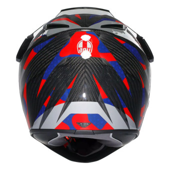 AGV AX9 Steppa Carbon Red Blue