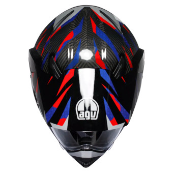 AGV AX9 Steppa Carbon Red Blue