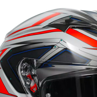 AGV K3 Space Matt White Red Fluo