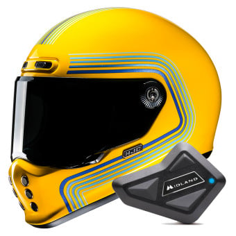 Casque moto enfant HJC C10 GETI JAUNE FLUO - IXTEM MOTO